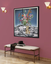 Indlæs billede til gallerivisning -From the ruins flowers grow- 83x83cm🔴